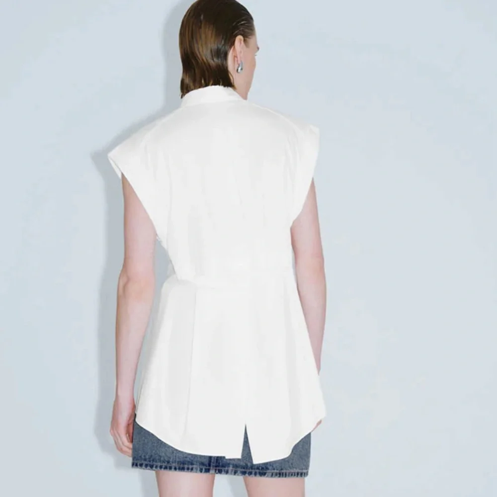 NWT Urban Revivo SLEEVELESS SKATER SHIRT Size: Small - Picture 4 of 6